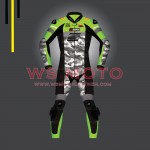 AMMUNITION-PRO GREEN | CUSTOM ONE PIECE LEATHER SUIT/MOTORCYCLE SUIT 2022